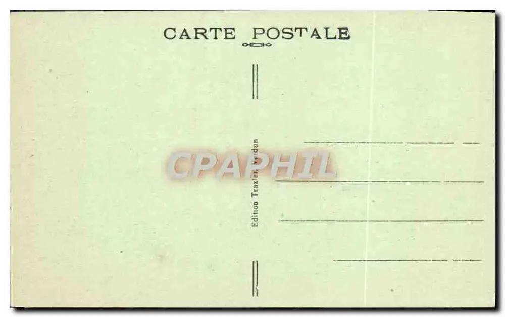 Verdun — Die Bank von Frankreich und das Militär-Mess — Edition Traxler Verdun - Rückseite
