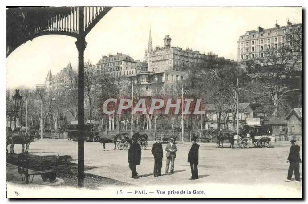 Pau — Ansicht von der Station — C.C. - Vorderseite
