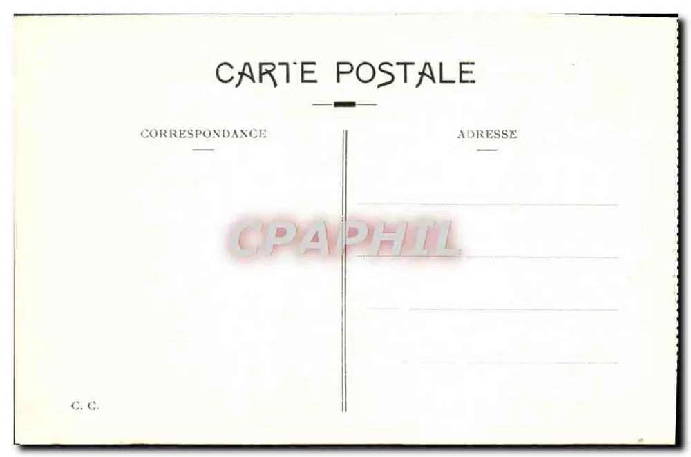 Pau — Ansicht von der Station — C.C. - Rückseite