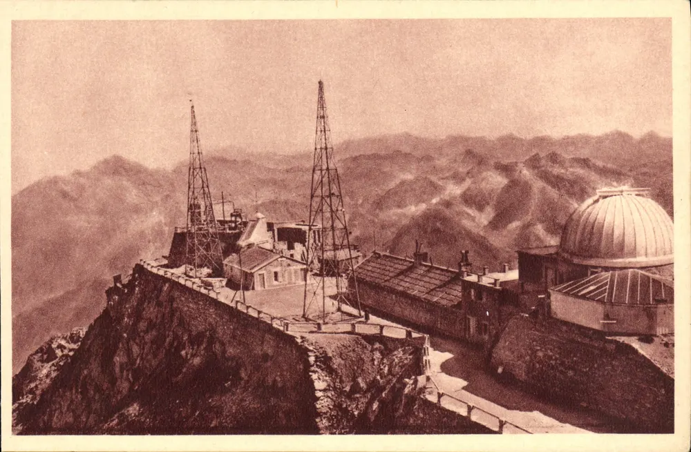 Pic du MIDI van BIGORRE (2.877 m.) — Het Observatorium — Uitgave P. DOUCHE LOURDES - Voorkant