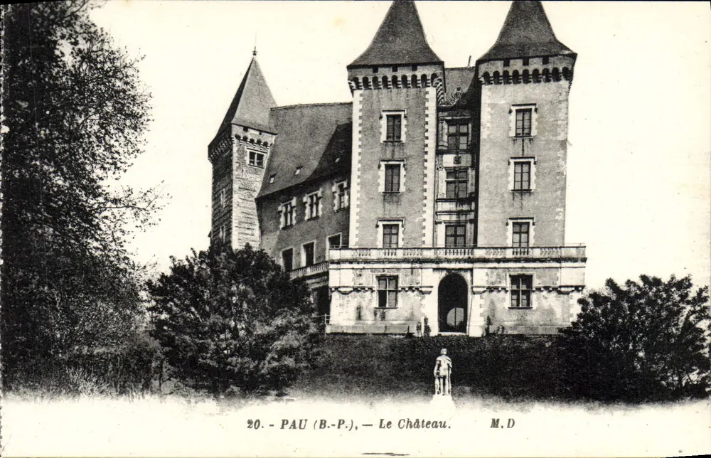 Pau (B.-P.) — O Castelo — M.D. n°20 - Frente