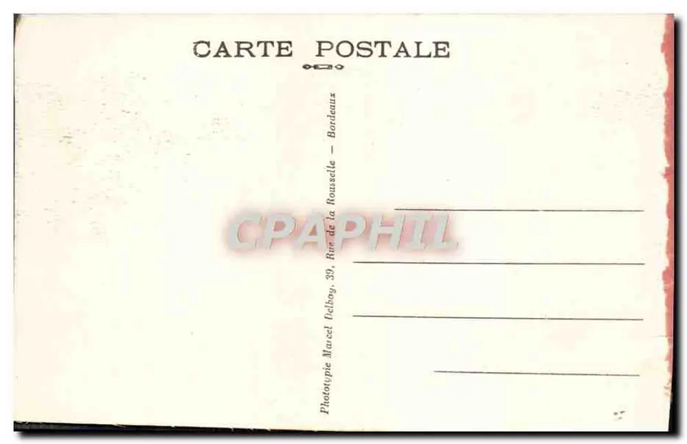 Pau (B.P.) — Palácio das Pirineus — M.D. - Verso