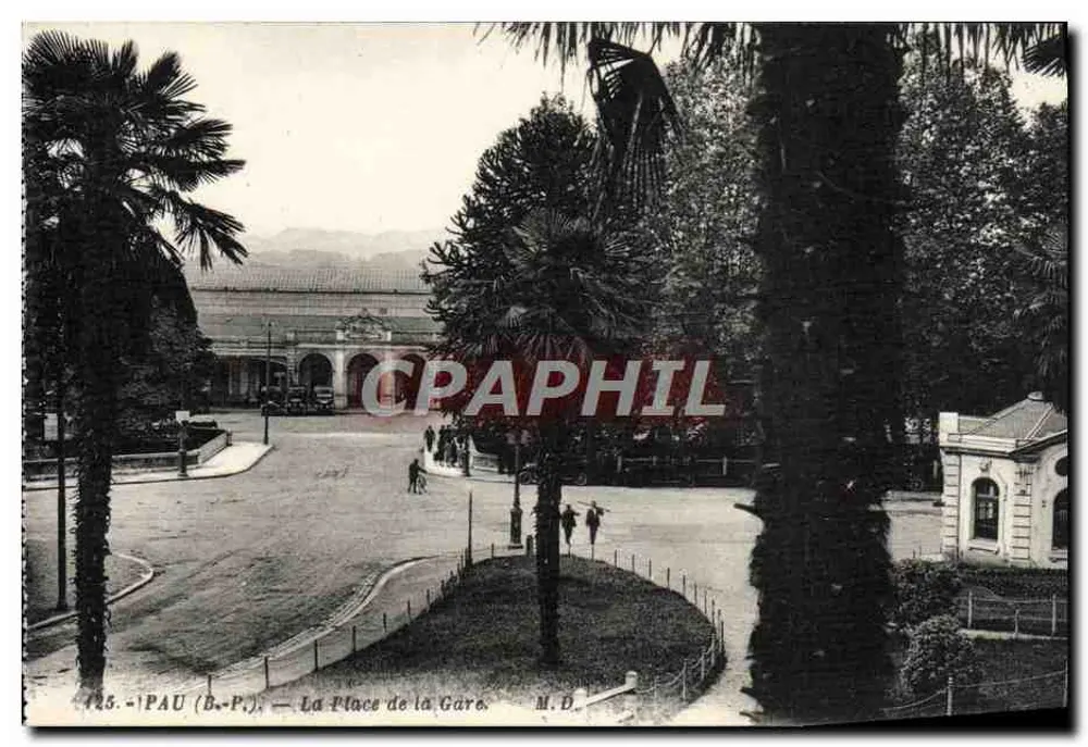 PAU (B.-P.) — De Stationplaats — M.D. - Voorkant