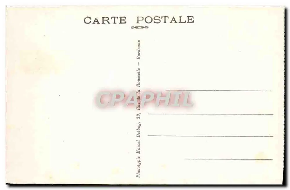 PAU (B.-P.) — De Stationplaats — M.D. - Achterkant