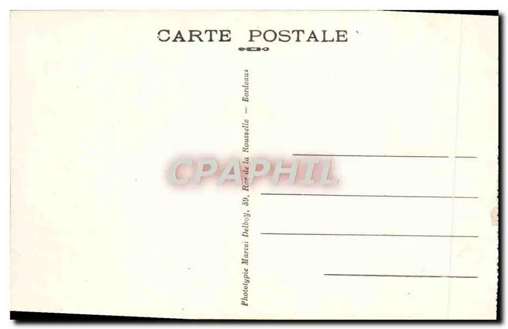 Pau (B.-P.) — L'Église Saint-Jacques und das Palais de Justice — M.D. - Rückseite