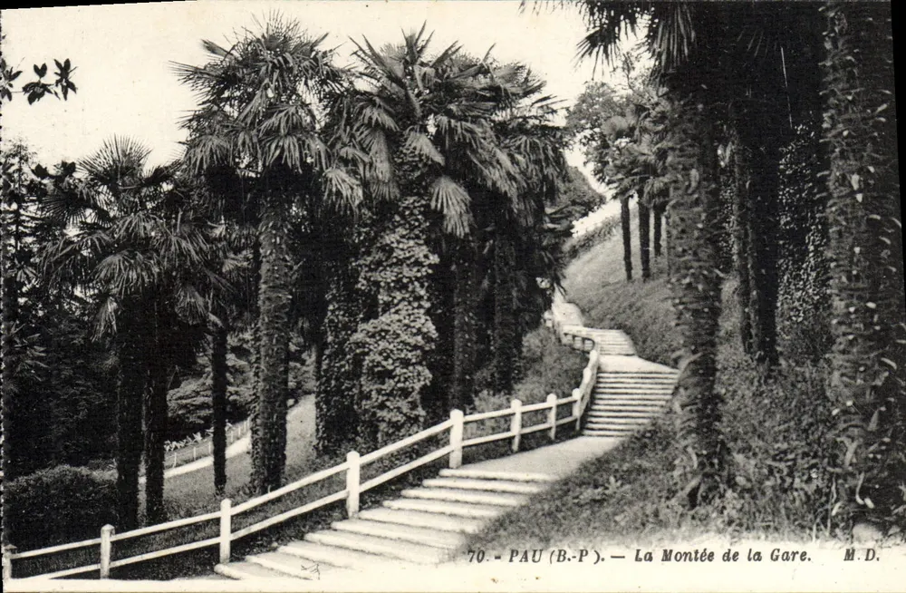 Pau (B-P) — A Subida da Estação — M.D. - Frente
