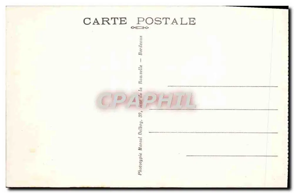 Pau (B-P) — A Subida da Estação — M.D. - Verso