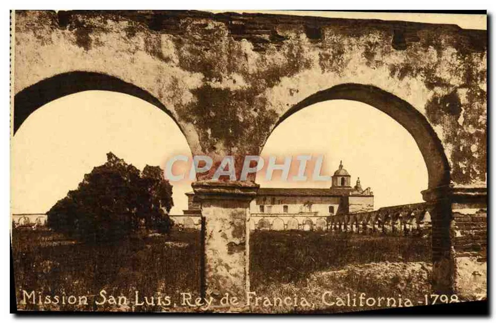 Mission San Luis Rey de Francia — Californie — éditeur The O. Newman Company, n° de série non visible - Vorderseite