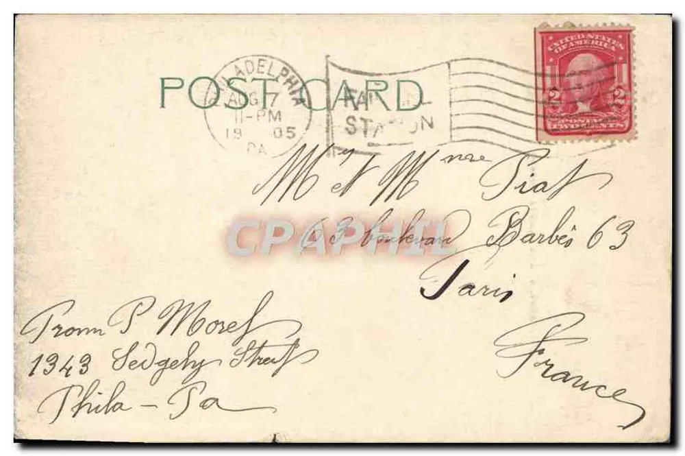 Philadelphia — Along the Wissahickon Fairmount Park — unbekannter Verlag, n° 515 - Rückseite