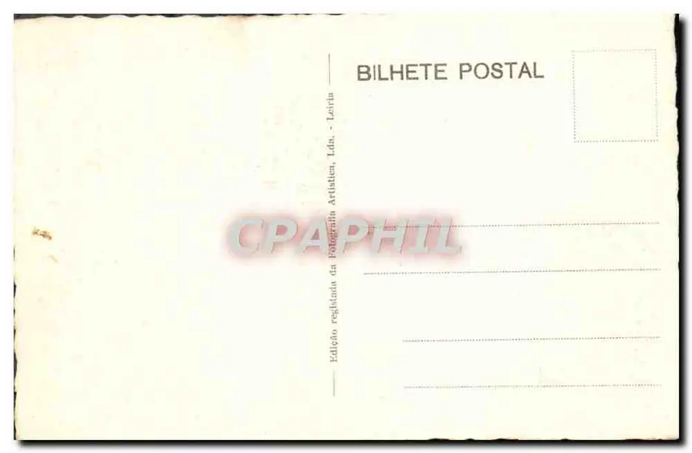 Batalha - Portugal - Allgemeiner Blick (West) — Verlag Levir, Nr. 23 - Rückseite