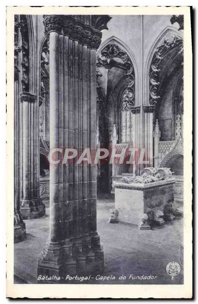 Bátalha - Portugal - Capela do Fundador — Verlag Leiria Artística, n° 5 - Vorderseite