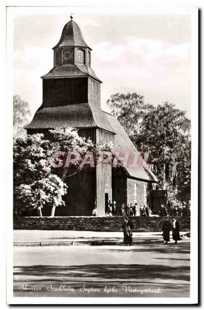 Seglora Kirche — Västergötland — Skansen, Stockholm - Vorderseite