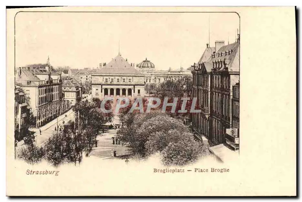 Strasbourg — Place Broglie — editor Félix Loub, Strasbourg - Frente