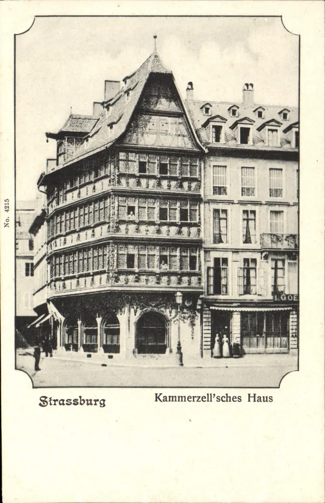 Straßburg — Kammerzell'sches Haus — L.G.OE, n° 4215 - Vorderseite