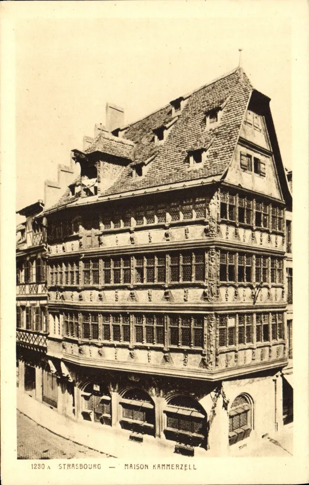 Estrasburgo — Casa Kammerzell — 1280A - Frente