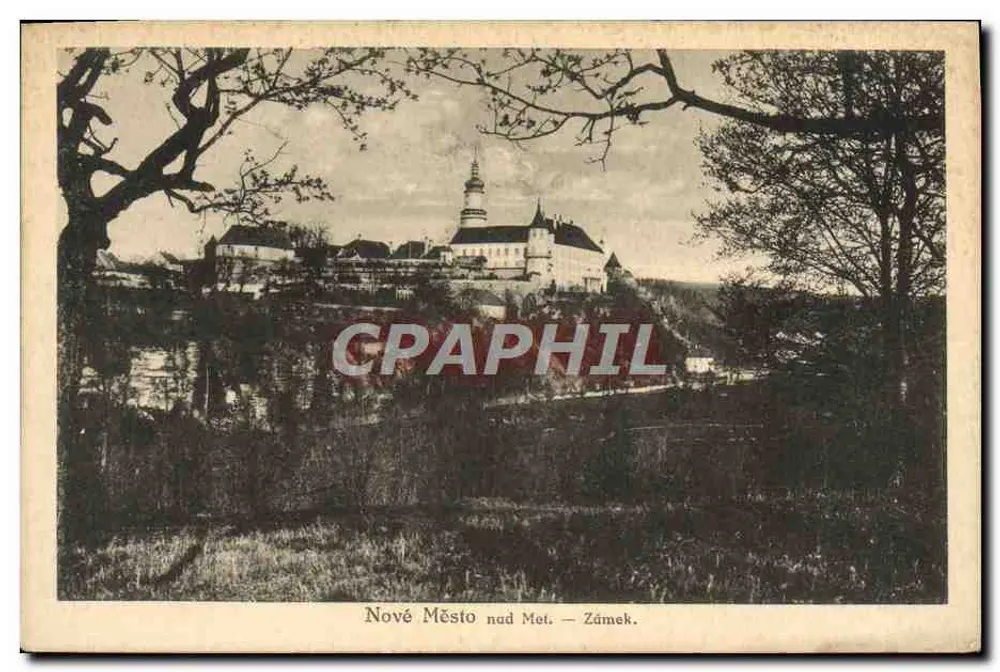Nové Město nad Metělou — Schloss — unbekannter Verleger, Seriennummer 46/19 - Vorderseite
