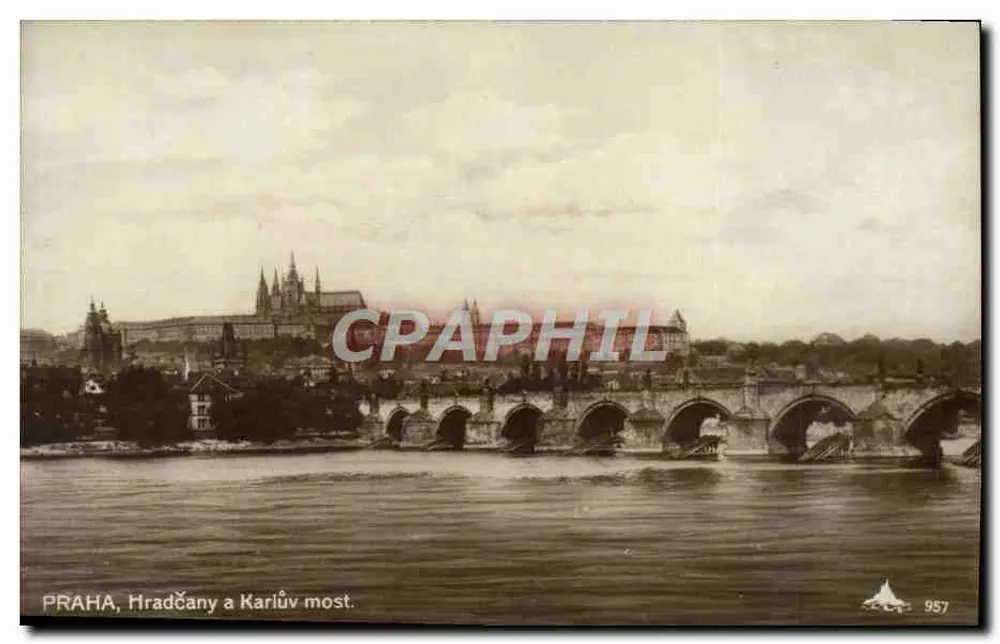 Praga, Hradčany i most Karluv — n° 957 - Awers