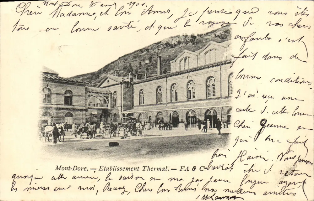 Mont-Dore — Établissement Thermal — FA & Cibertot - Frente