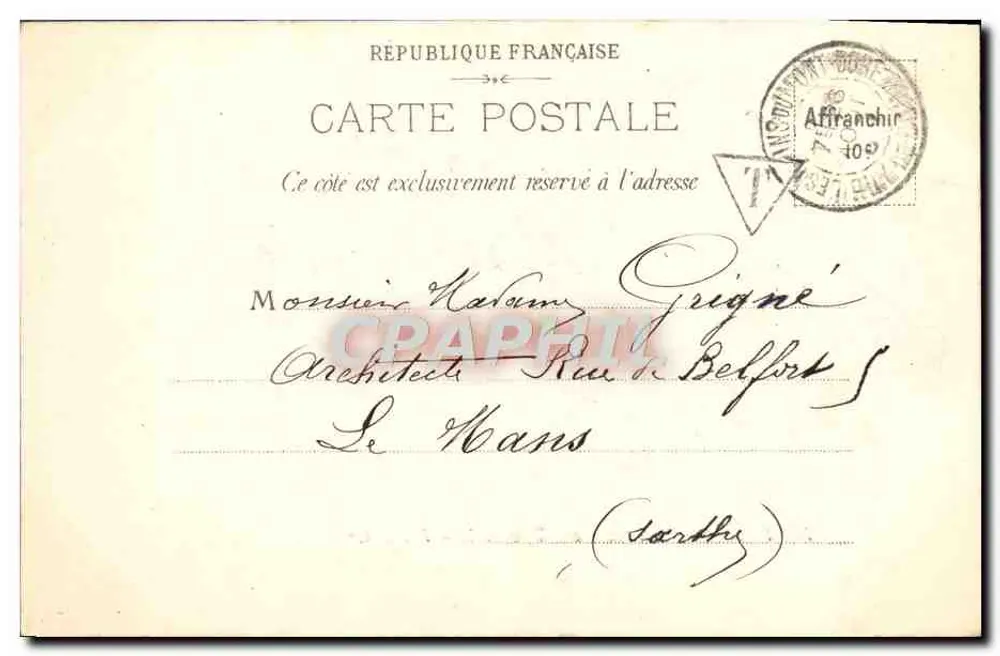 Mont-Dore — Établissement Thermal — FA & Cibertot - Verso