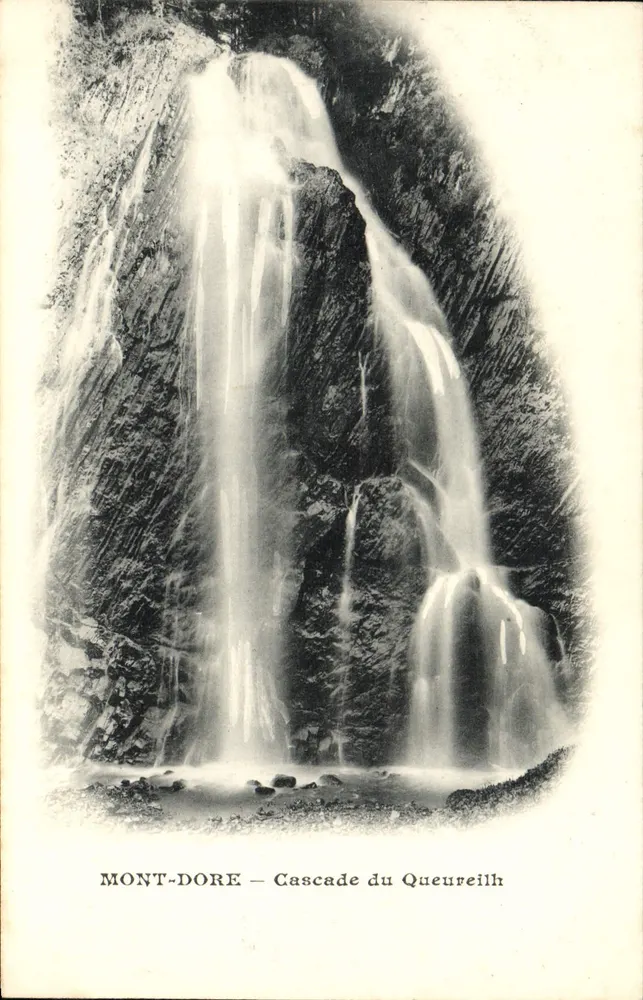 Mont-Dore — Cachoeira do Queureilh — editor não visível - Frente