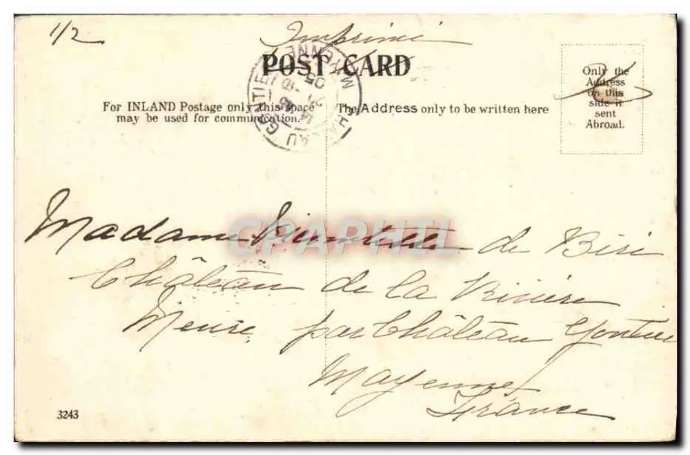 Hôtel Dieu de Montréal — vue extérieure avec mur d'enceinte — éditeur Illustrated Post Card Co., n°938 - Achterkant