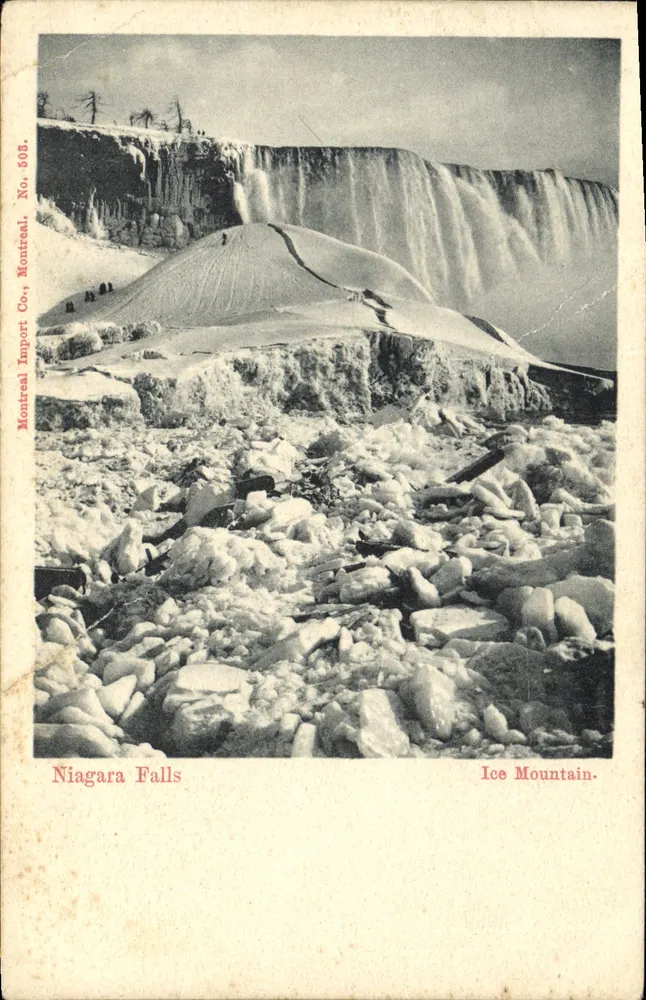 Niagara Falls — Ice Mountain — Montreal Import Co. No. 503 - Frente