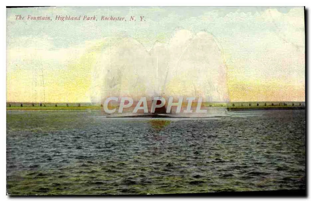 La Fontaine, Highland Park, Rochester, N.Y. — Verleger: Rochester News Company, n°90 - Vorderseite