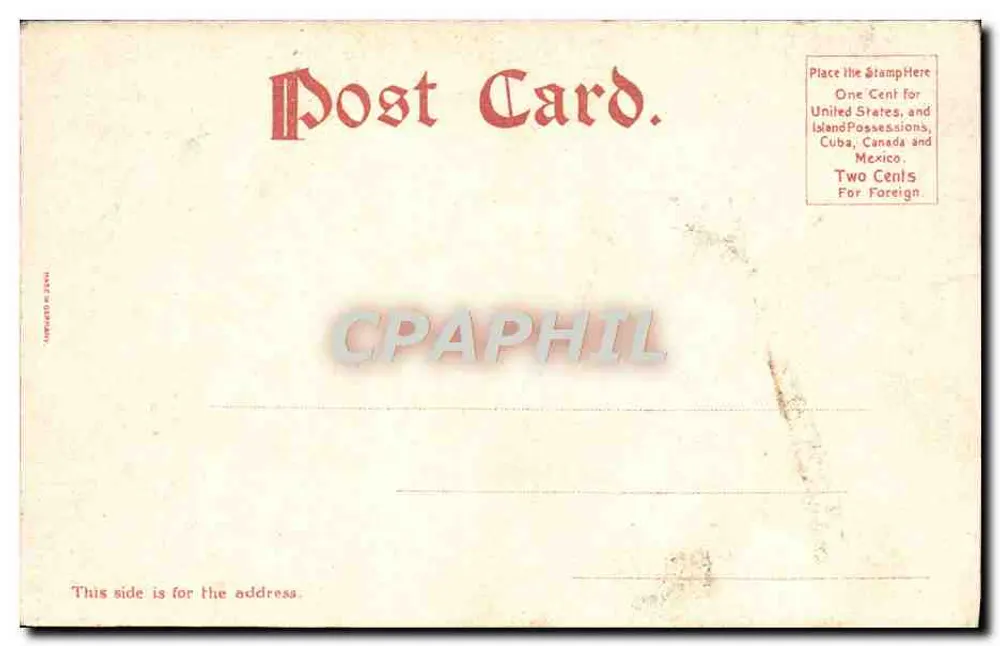 Silver Bay Hotel — Lake George, N.Y. — Robson & Alder, N.Y. N°260 - Verso