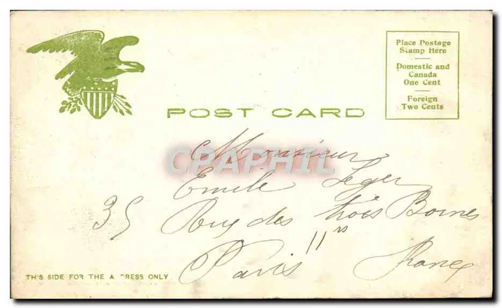 Boat House — Central Park, Brooklyn, New York — ILL. POST CARD CO. N.Y. n°41 - Verso