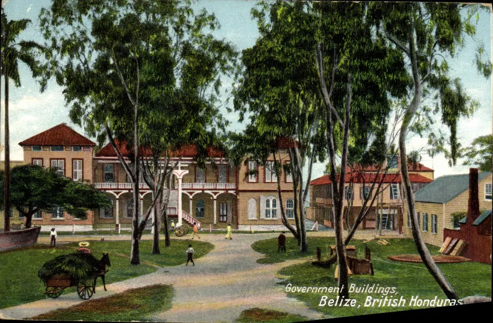 Regierungsgebäude — Belize, British Honduras — Beattie & Co. n° 2589 - Vorderseite