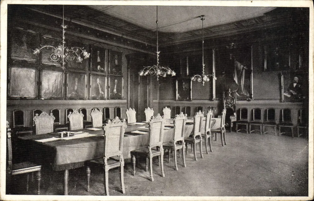 Saal der ehemaligen Bürgermeister von Prag — Rathaus — Verlag Štenc, Prag - Vorderseite