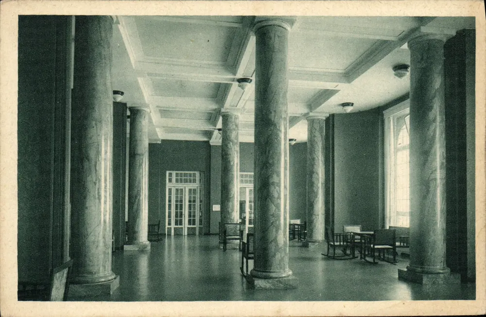 Palast Sanatorium Dr. Szontagh — Hall — Halle — Vysoké Tatry, Nový Smokovec - Vorderseite