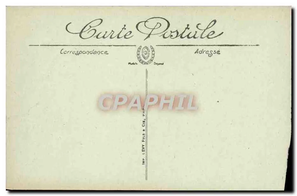 Tunis — Majestic Hotel — éditeur Lib. Yvorra et Barlier — n° 175 - Achterkant