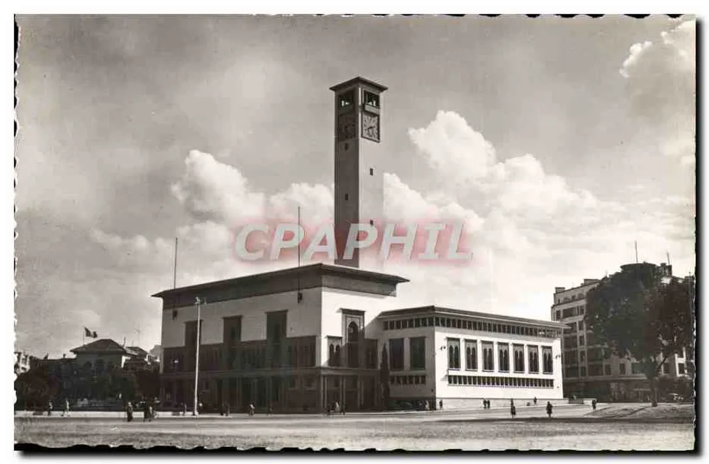 Casablanca — Os Serviços Municipais — Editor Lapérouse, n° 0.202 - Frente