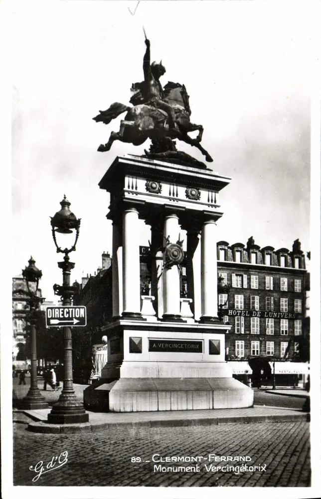 Clermont-Ferrand — Monument Vercingétorix — G.d’O, n°89 - Frente