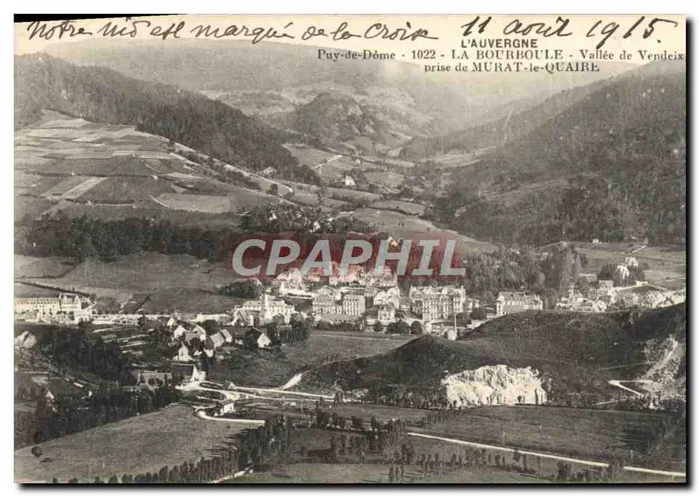 La Bourboule - Tal von Vendeix — Puy-de-Dôme, 11. April 1915 — Eroberung von Murat-le-Quaire - Vorderseite