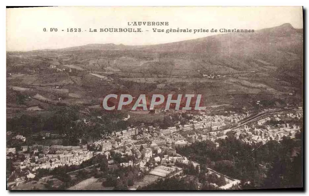 La Bourboule — Allgemeiner Blick von Charvillennes — J. Costellanges, Verlag Ollier (F.-de-D.) - Vorderseite