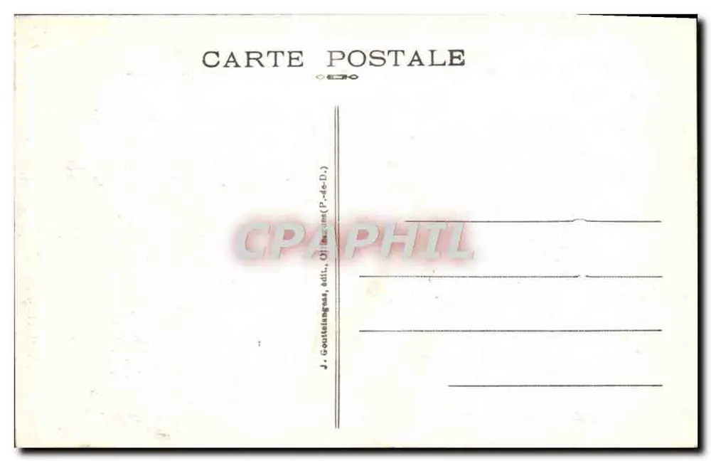 La Bourboule — Allgemeiner Blick von Charvillennes — J. Costellanges, Verlag Ollier (F.-de-D.) - Rückseite