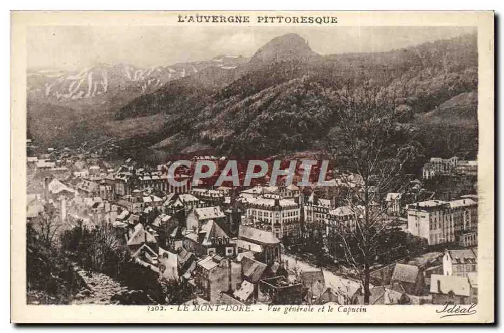 Le Mont-Dore — Allgemeiner Blick und der Capucin — Ideal - Vorderseite