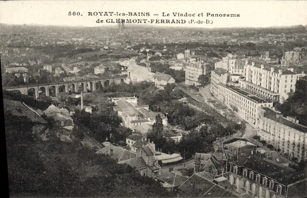 ROYAT-les-BAINS — Der Viadukt und Panorama von CLERMONT-FERRAND (P.-de-D.) - Vorderseite