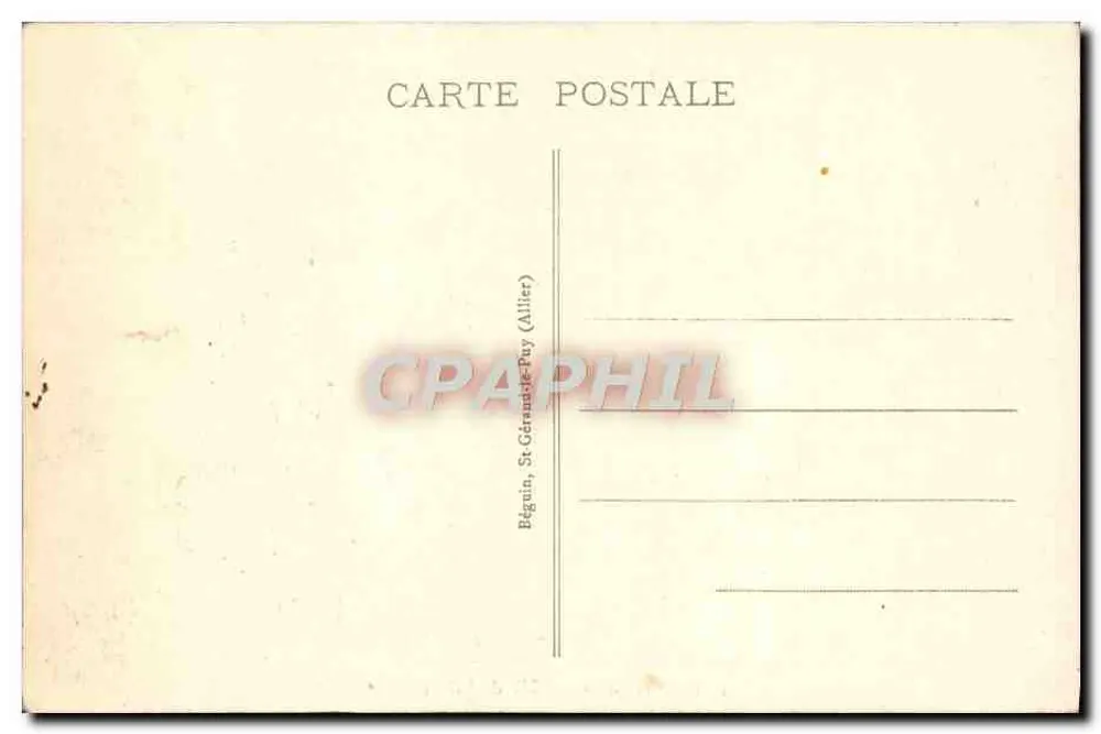 Aufstieg zum Puy de Dôme — Das malerische Auvergne — Verlag Ideal, Nr. 4296 - Rückseite