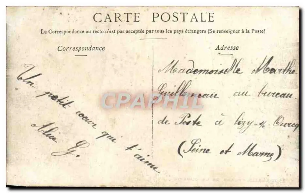 Bordeaux - Praça da Comédia — editor Staerick, Paris - Verso