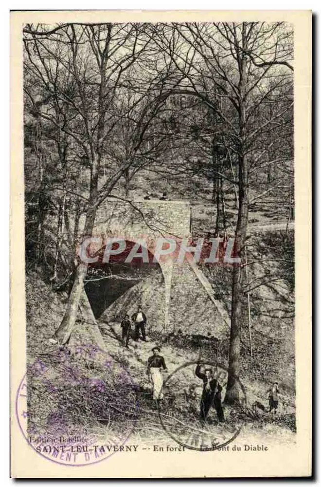 Saint-Leu-Taverny — Im Wald — Der Teufelsbrücke - Vorderseite