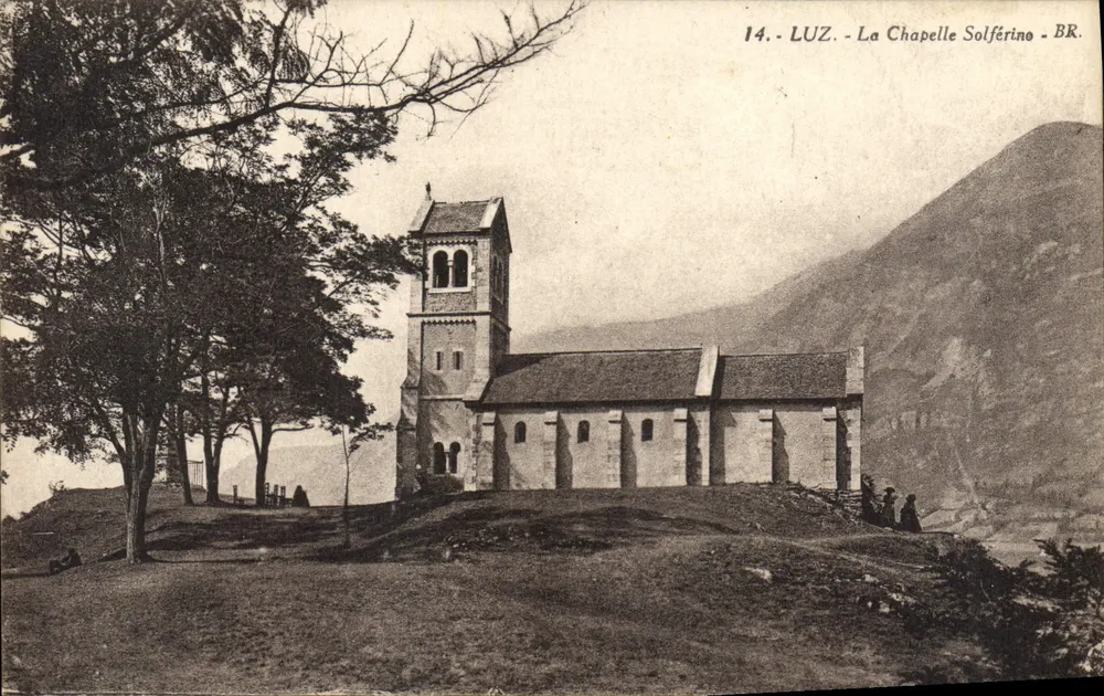 Luz - A Capela Solférino — BR. — Bloc Frères, editores Bordeaux - Frente