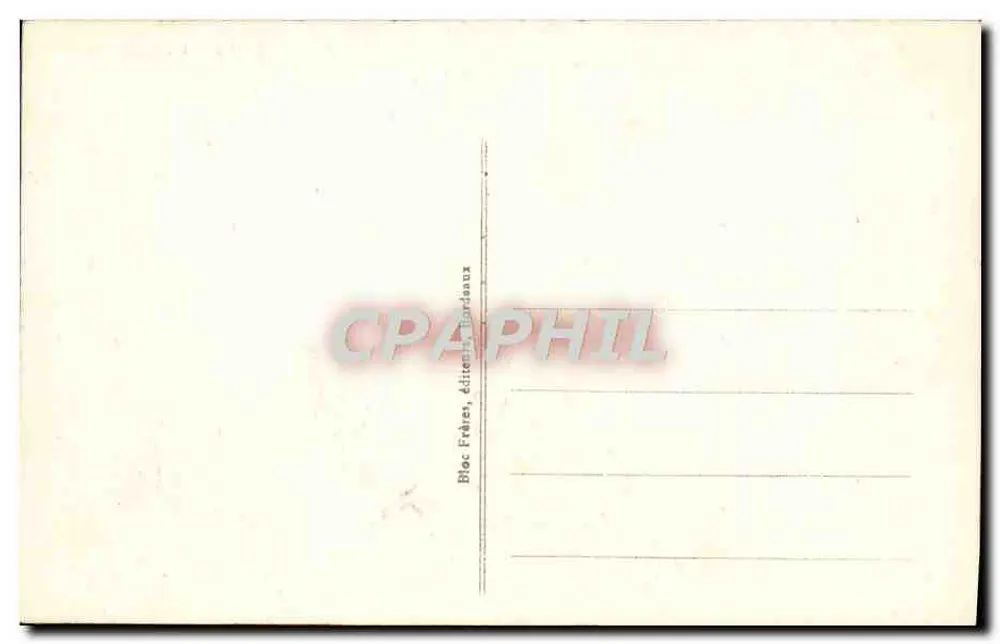 Luz - A Capela Solférino — BR. — Bloc Frères, editores Bordeaux - Verso