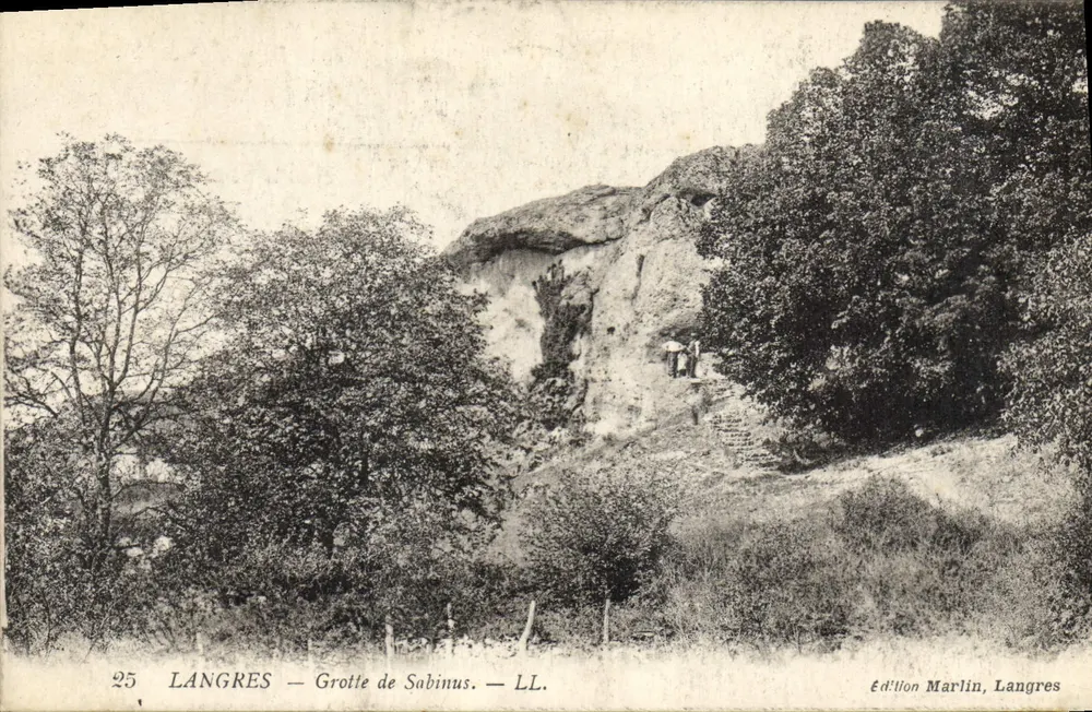 Langres — Gruta de Sabinus — Edição Marlin, Langres - Frente