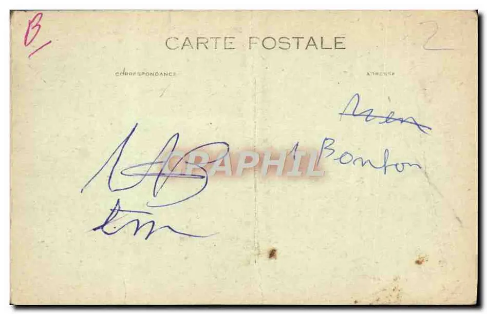 Pourville — Plage du Casino — Ed. J. Couder n°58 - Verso