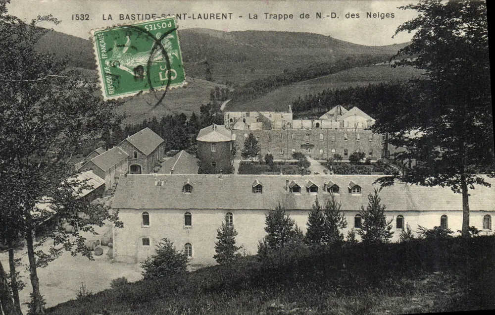 La Bastide-Saint-Laurent — La Trappe de N.-D. des Neiges — unbekannter Verlag, n° 1532 - Vorderseite
