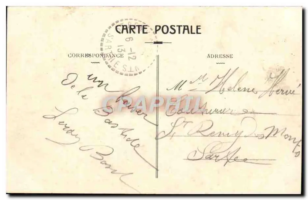La Bastide-Saint-Laurent — La Trappe de N.-D. des Neiges — unbekannter Verlag, n° 1532 - Rückseite