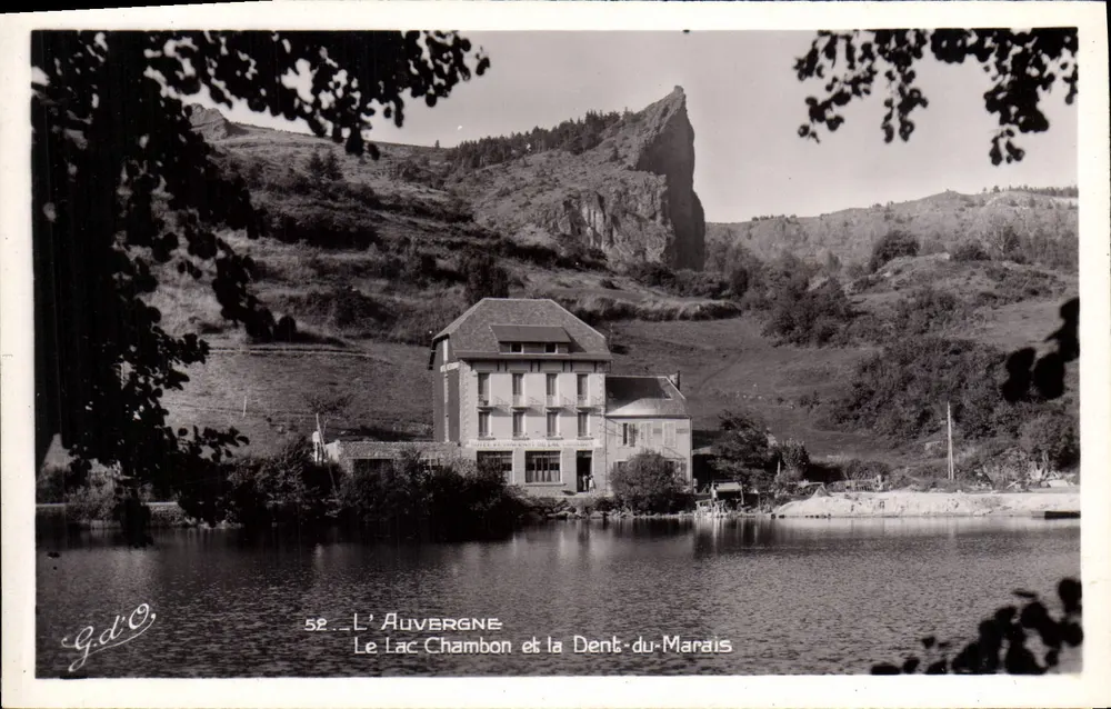 Auvergne — See Chambon und der Dent-du-Marais — G.d'O. - Vorderseite